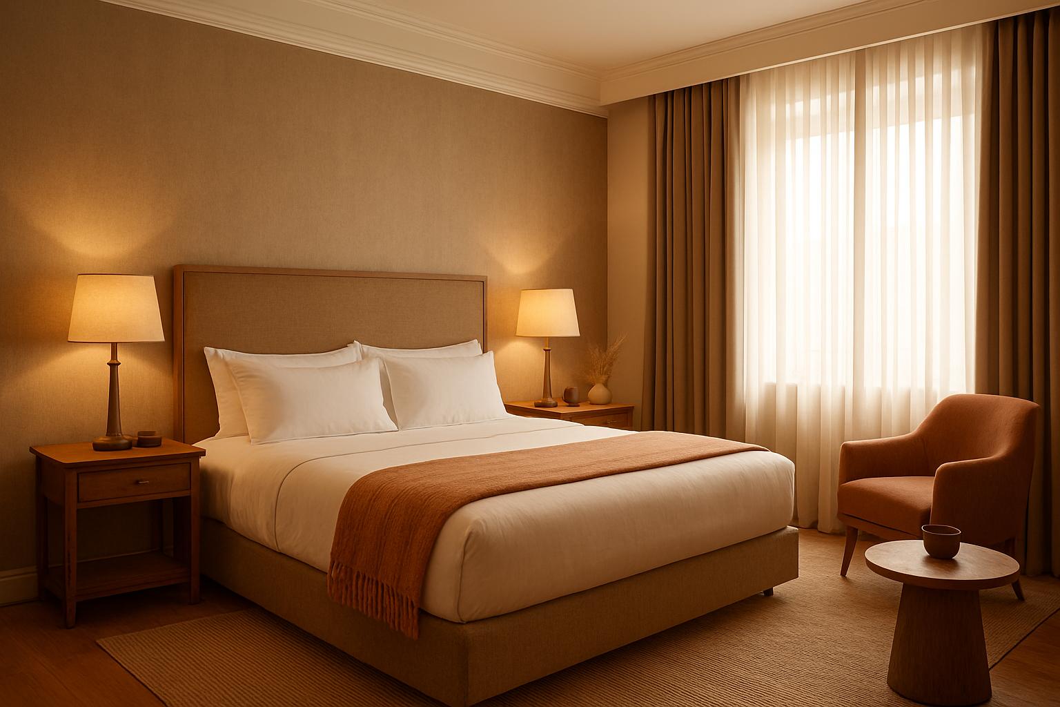 Jak urządzić wnętrze inspirowane stylem hotelowym bez efektu chłodu?. Materiały: wybierz te, które „grzeją” w odbiorze Jak urządzić wnętrze inspirowane stylem hotelowym bez efektu chłodu?. Materiały: wybierz te, które „grzeją” w odbiorze