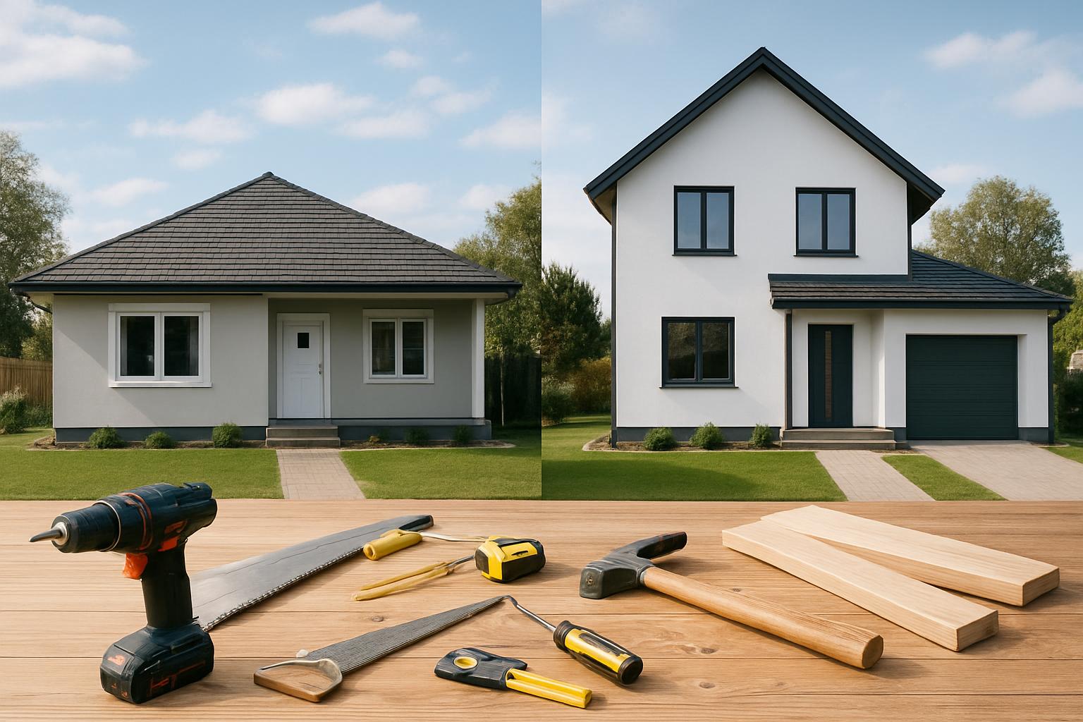 Dom parterowy czy piętrowy – co wybrać?. DIY w praktyce: gdzie własnoręczne prace mają największy sens Dom parterowy czy piętrowy – co wybrać?. DIY w praktyce: gdzie własnoręczne prace mają największy sens